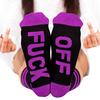 Unisex Letter Fuckoff Funny Casual Sports Skateboard Socks Stockings Color 5