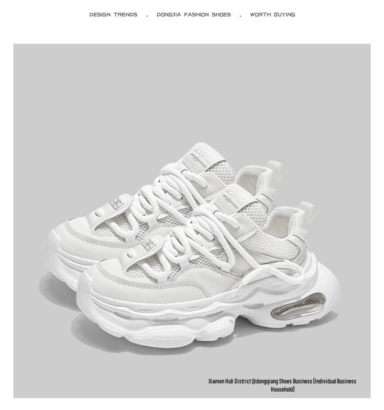 Dongjia QSchuhe: High-End Dad Shoes mit dicken Sohlen und Höhengewinn - Trendige, vielseitige Mode für Freizeit und Sport.