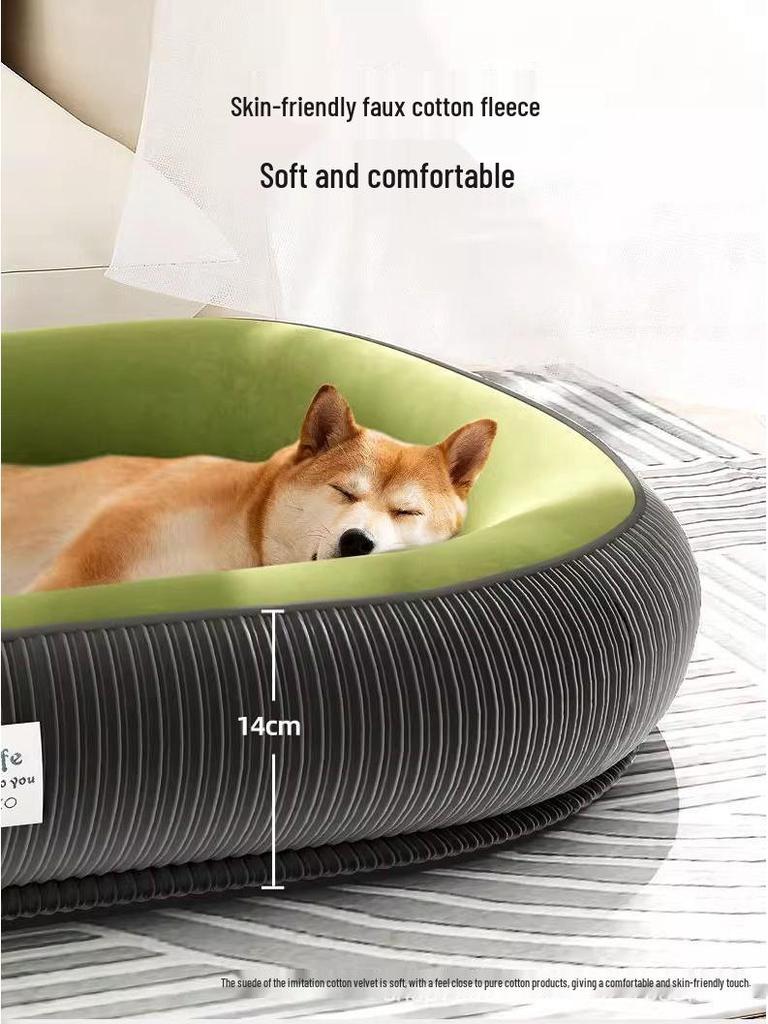 Cama Lavável Resistente a Rasgos para Cães e Gatos - Todas as Estações, Quente, para Animais de Estimação de Pequeno a Grande Porte