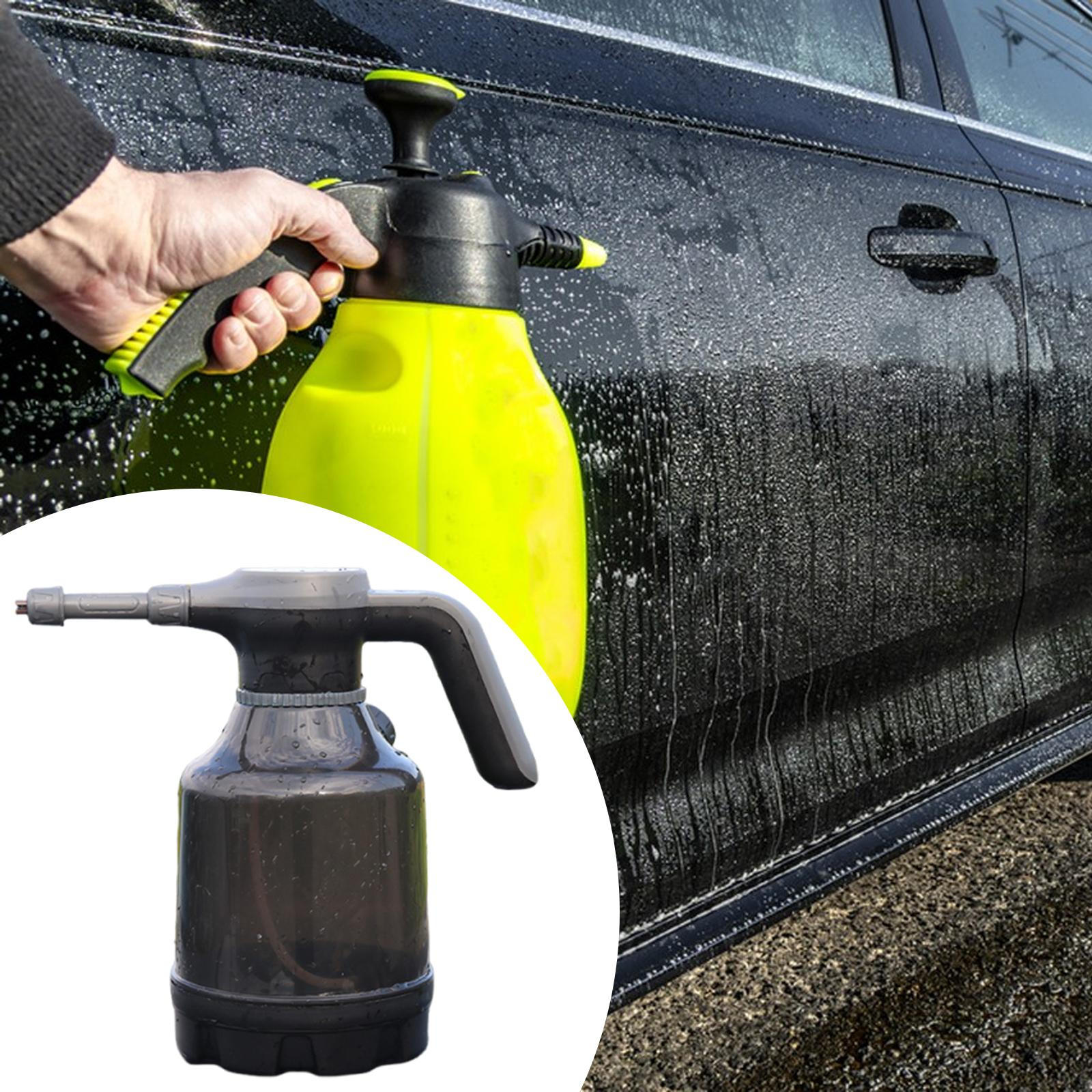 

2.5 л Электрический пенообразователь Перезаряжаемый Универсальный Прочный Ручной для Мойки Автомобилей Бутылка-распылитель Gray black