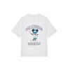 MLB x Disney Collaboration Los Angeles Dodgers Basic Print Crew Neck Short Sleeve T-Shirt Unisex T-Shirt White 31TSK3031-07W