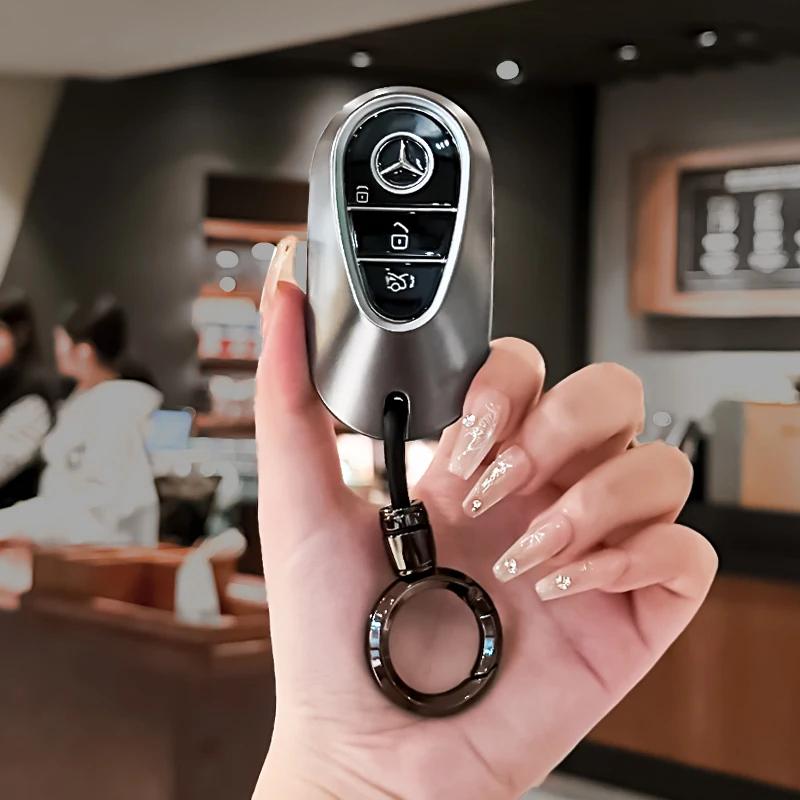 Car Remote Key Case Cover Shell For Mercedes Benz C S Class W206 W223 S350 C260 C300 S400 S450 S500 Maybach Protector Keyless FF2