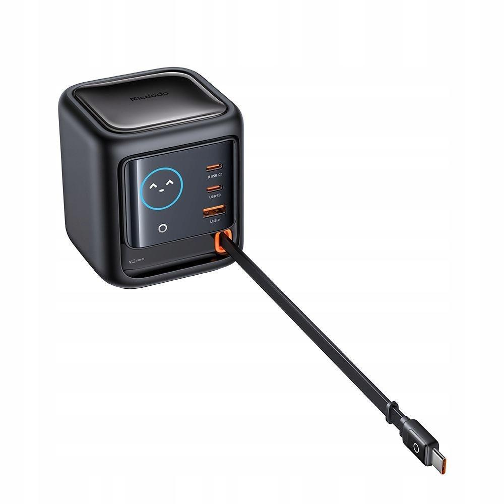 Mcdodo Szybka Ładowarka Z Wbudowanym Kablem Zasilacz 4X Usb-C Usb-A 100W