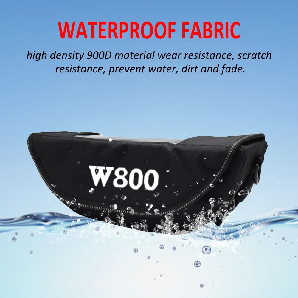 BOFOMTTL2333 Motorcycle Bag W800 for Meguro K3 New Model Handlebar Waterproof Storage Bag for Travel Tool Portable Waterproof Tool Storage Bag (2025,