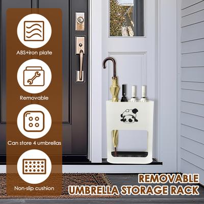 Umbrella Stand Holder with Removable Drip Tray Nonslip Umbrella Storage Rack Stylish Indoor Storage In the Corner of the Entranc