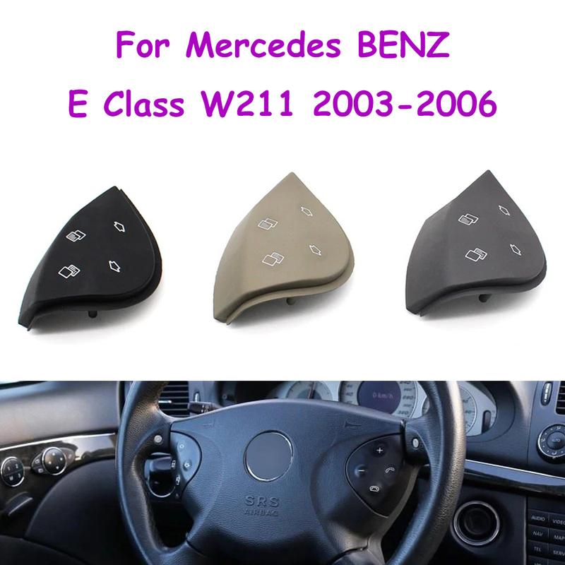 Car Interior Multifunction Steering Wheel Switch Control Button Keys Trim Cover For Mercedes Benz E Class W211 E320 E350 E550