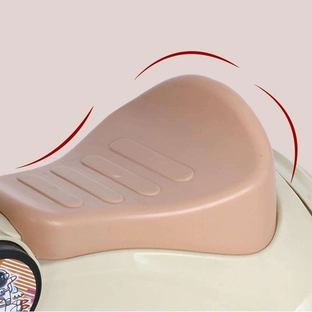 Toddler Tricycle Foldable Electric Plastic Kids Tricycle Interactive Music Light Children Trike Toy for 1 To 4 Years Old