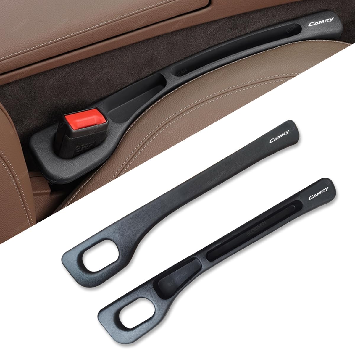 

BLOKISAN Car Seat Gap Filler for Camry 70 60 50 and 40 Fills Prevents and Organizes Small Can be Installed on the Front or Back of the and Gap