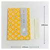 Shogado Japanese Washi Paper Pocket Goshuincho Slim Yellow 20-Pocket Stamp Book