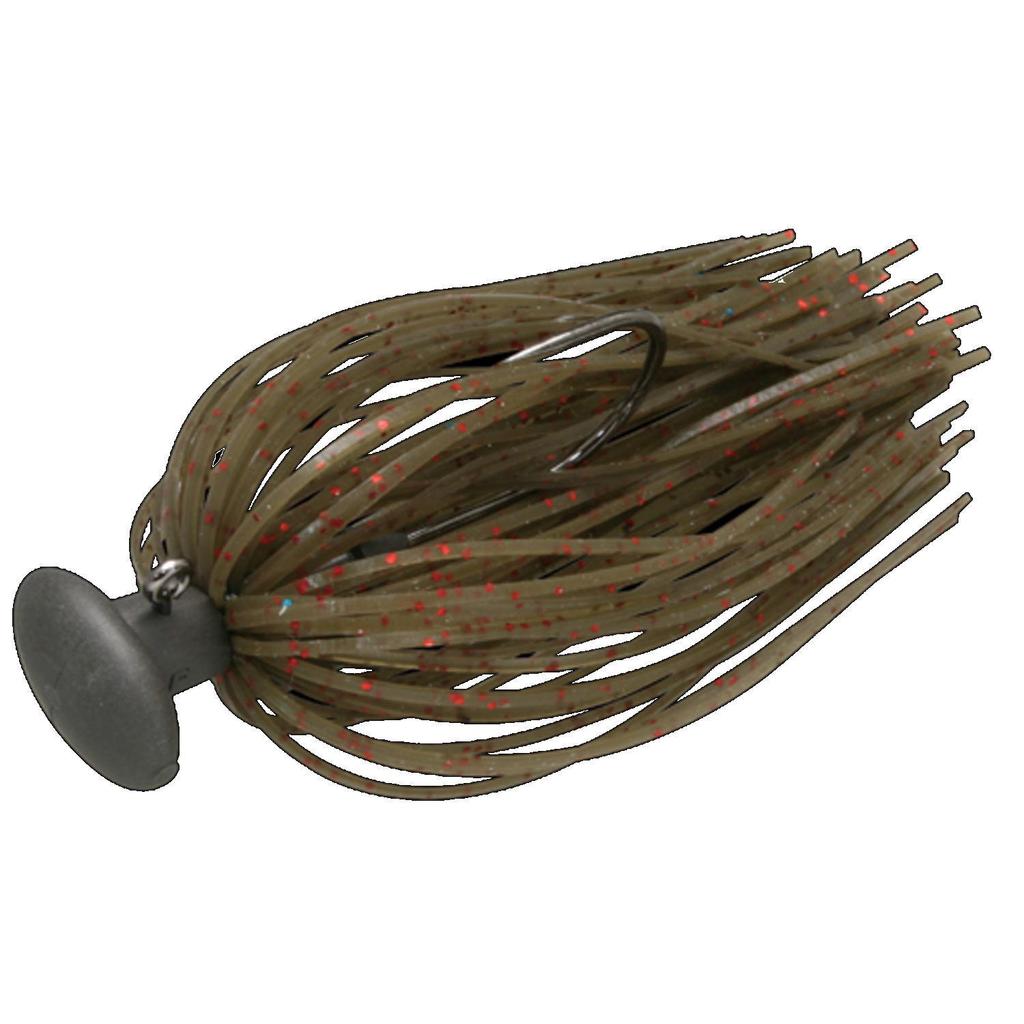 JACKALL Rubber Jig Nakata Jig 1/4oz Green Pumpkin/Red Flake