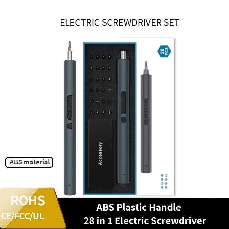 

28 in 1 Precision Electric Screwdriver Set Magnetic Cordless Screwdriver with Torque Adjustment for Xiaomi iPhone Power Tools