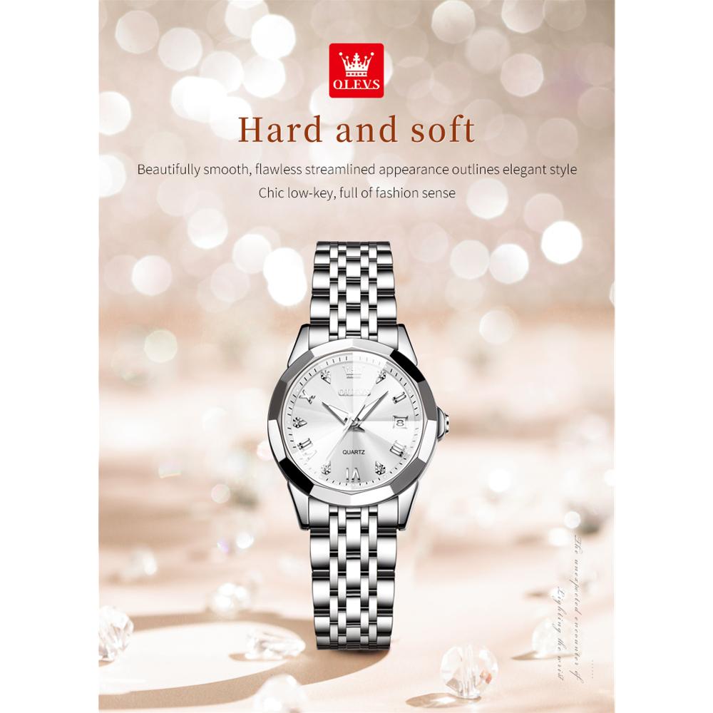 OLEVS 9931 Gift Box Quartz Watch Fashion Calendar Business Top Watch Waterproof Lady Watches