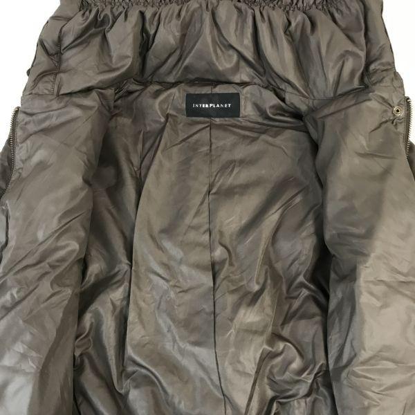 INTERPLANET by ORIZZONTI Down Jacket Coat Outerwear Women M 2 Brown Japan Made(USED)