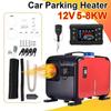 Car Diesel Heater 12V 24V 220V 5KW Air Parking Heater Diesel Heating Low Noise Heater for Truck Bus RV Trailer Boat Heater Kits