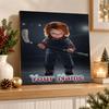 Child's Play Chucky Tiffany Custom Name Text 5D Diamond Painting Kit DIY Full Drill Diamond Art Decoration