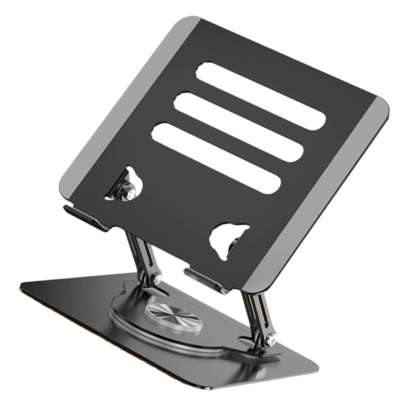 Ergonomic Height Adjustable Stand for Laptops Tablets Holder 360 Rotation Quick Assembly Comfortable Viewing