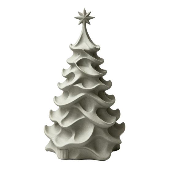 Office Desk Accessories 3D Printed Christmas Tree Ornament, Modern Minimalist Tabletop Decor Seasonal Showcase Display for Home Display, Festive