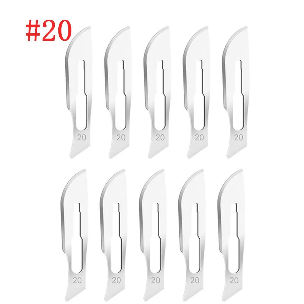 Carbon Steel Surgical Scalpel Blades+Handle Scalpel DIY Cutting Tool PCB Repair Animal Surgical Knife Dropshiping Surgical Knife