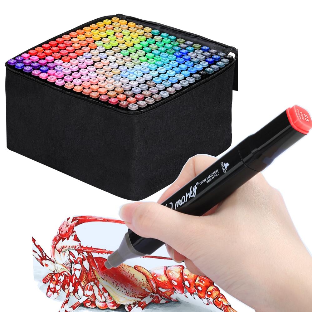 Buy 30 /40 /60 /80 Markers Set Manga Drawing Markers Pen Alcohol Based