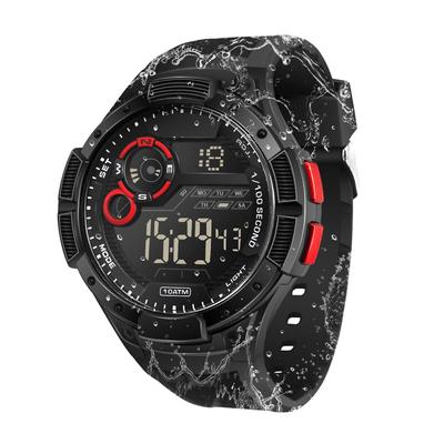 Digital Sports Watch 10ATM 100M Water Resistant Ideal for Swimming and Diving Comes with Alarm Dual Time Function Clock, Stopwatch, Timer, Calendar,