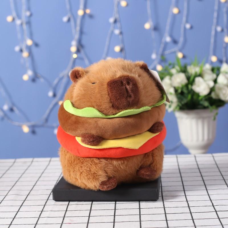 Kapibara Puppe Capybara Plüschtiere Kinder Jungen und Mädchen Rotznasenbär Puppen Hässlich Süße Puppe Geburtstagsgeschenk