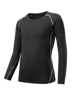 [THREEGUN] Odzież kompresyjna dla dzieci, Odzież sportowa, Długi rękaw, Odzież treningowa, Bielizna termoaktywna dla juniorów, Koszulka szybkoschnąca, Dzieci, Uczucie chłodu [UV