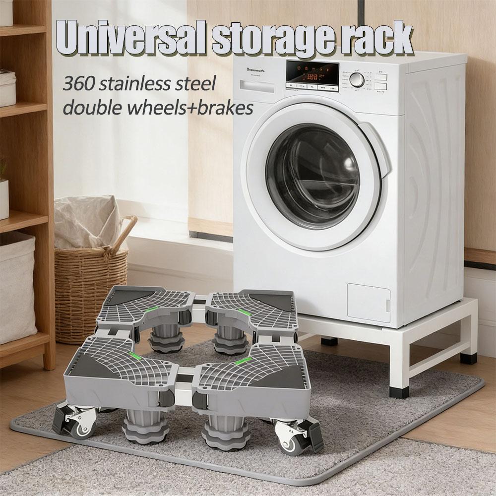 Washing Machine Mobile Bracket Wave Wheel Drum Universal Lifting Multifunctional Shock-absorbing and Height Increasing Base Pad