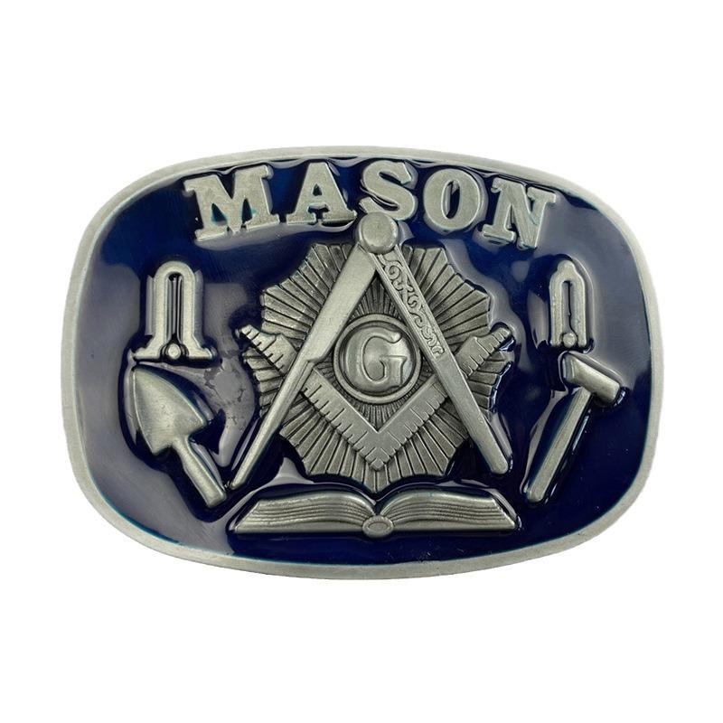American Western Cowboy Retro Men's Oval Belt Buckle: Smooth Fashion Trend