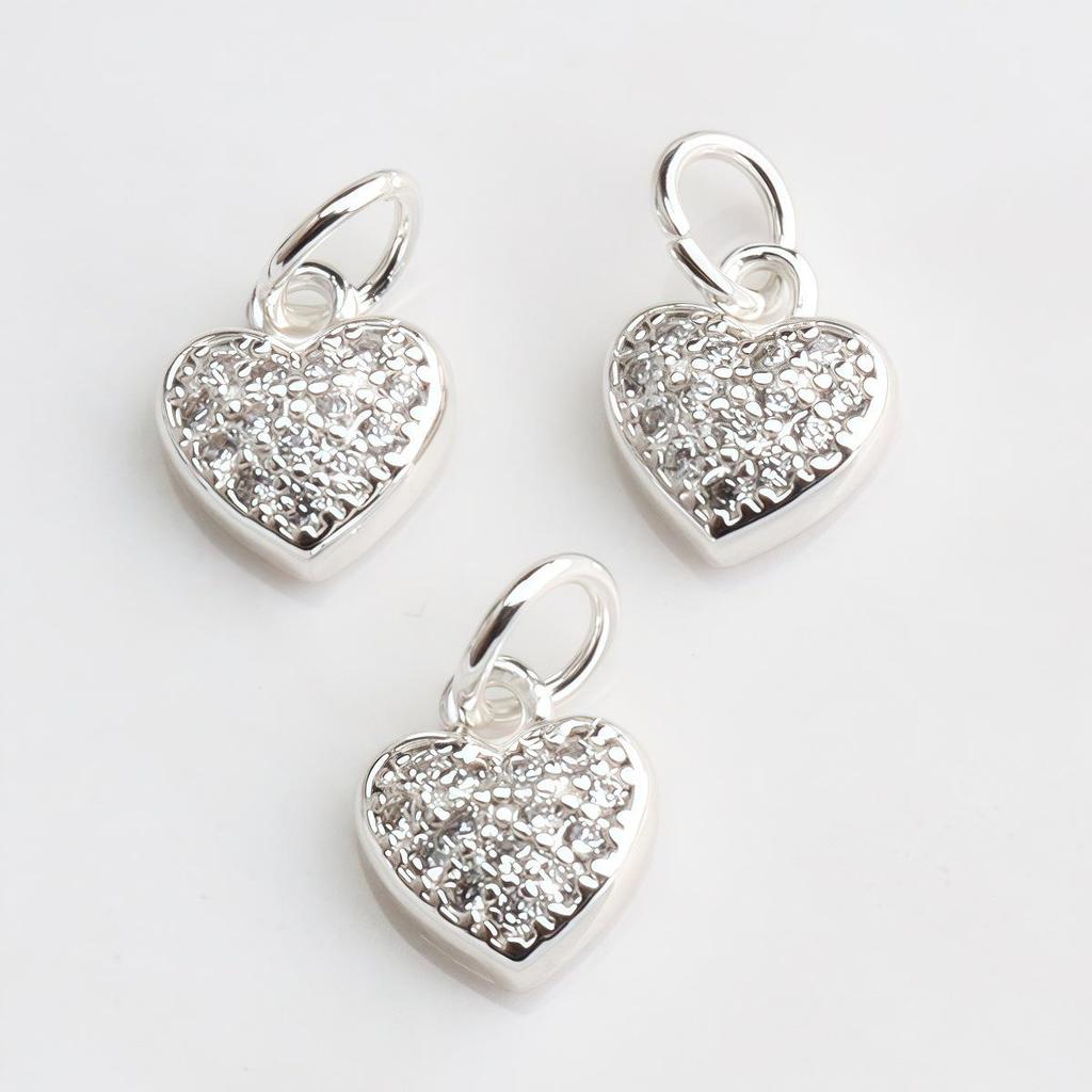 14k Goud Gevuld, Kleurbehoudend Hart Hanger Bedeltje voor Doe-het-zelf Sieraden