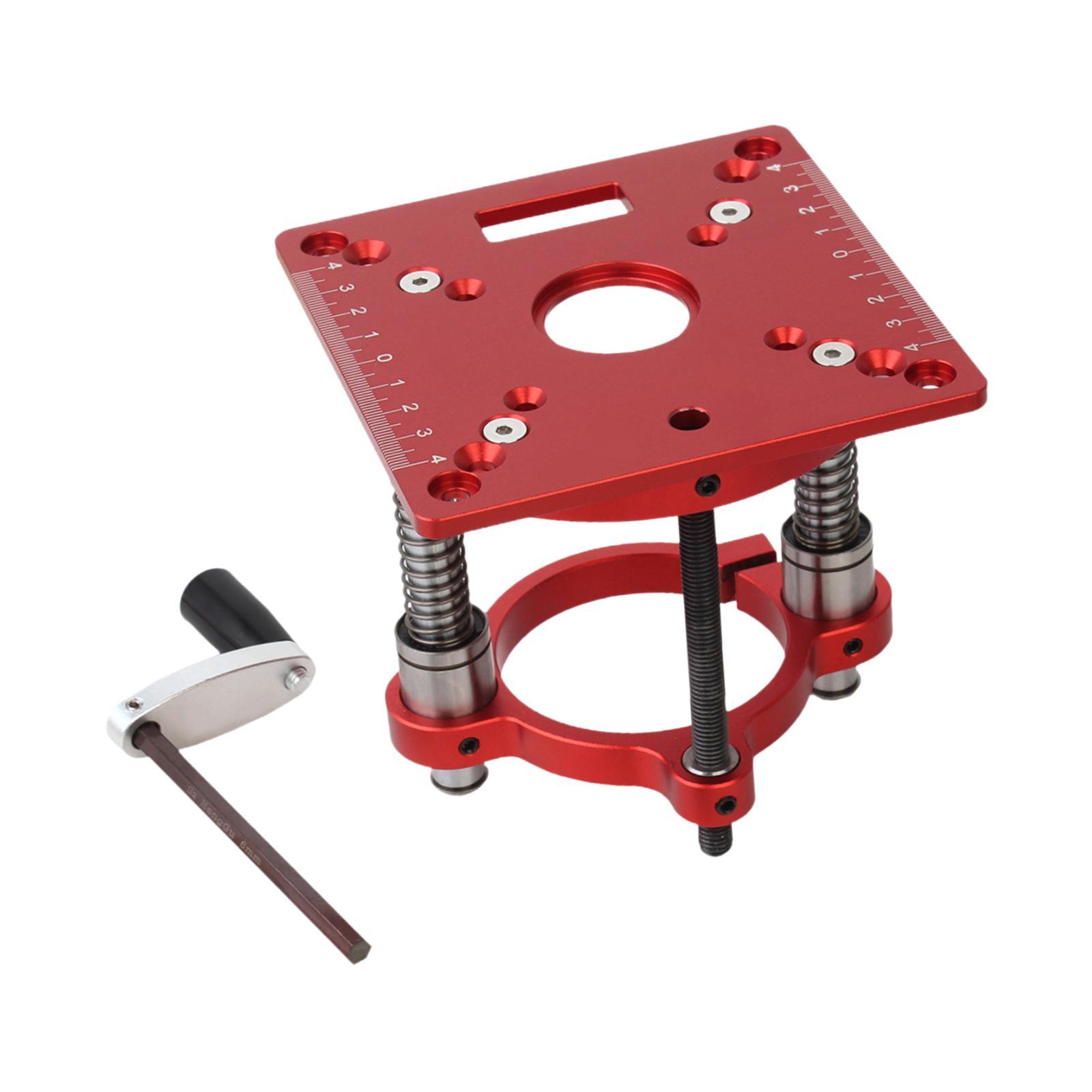 

Подъемный стол для фрезера, ручная подъемная система, комплект подъемного стола для фрезерного станка из алюминиевого сплава для деревообработки своими руками, небольшие обрезные станки