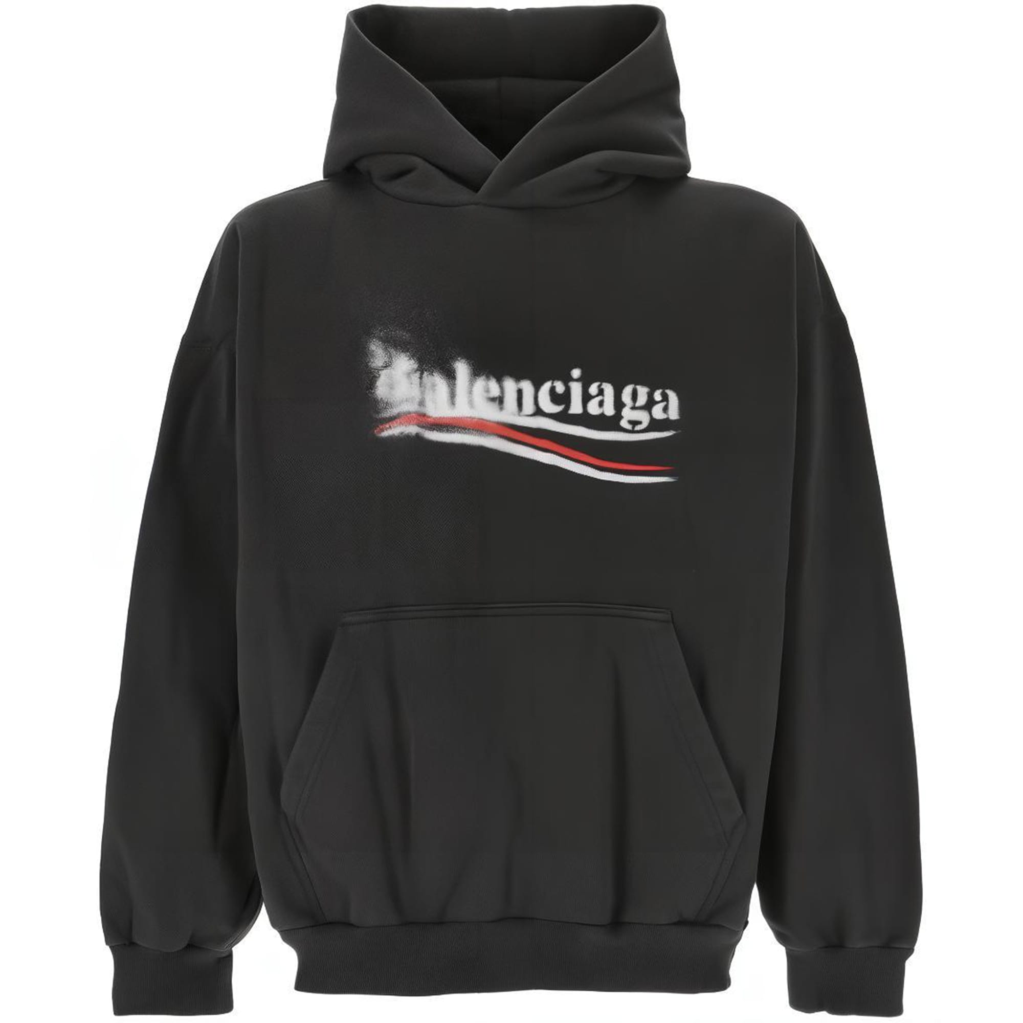 Balenciaga Logo Hoodie 767877TQVI71569 XS melns