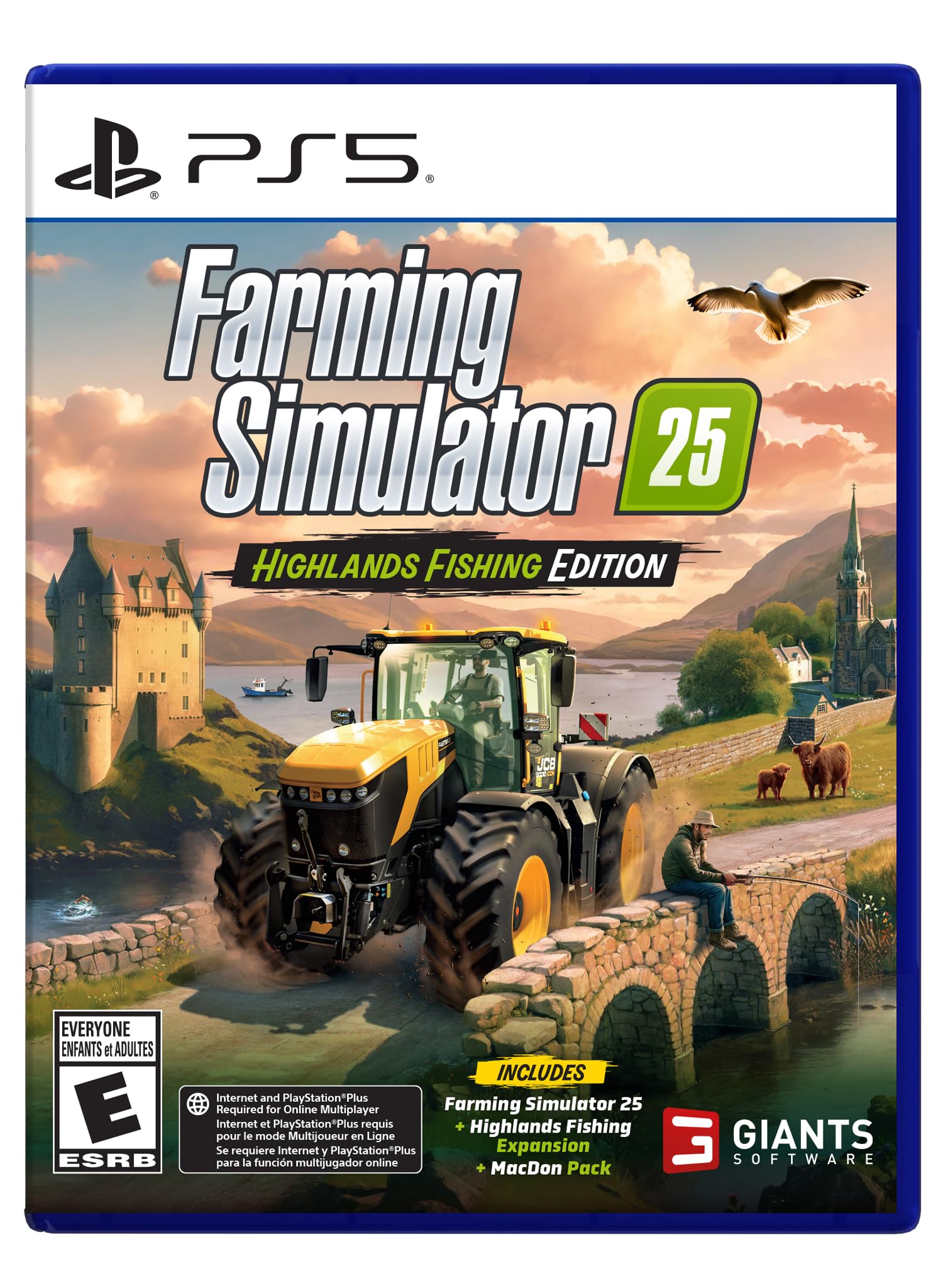 Farming Simulator 25 Highlands Fishing Edition (Игра для PS5, Расширение Highlands Fishing + Включен набор MacDon) (Североамериканская версия)