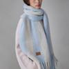 COQUET Teddy Stripe Emblem Muffler Sky Blue