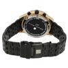 Salvatore Marra Men's Limited Edition Solar-Powered Radio-Controlled Chronograph Watch, Black and Pink Gold, SM14117-PGBK