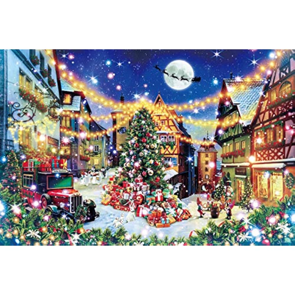Epoch 1000 Piece Jigsaw Puzzle Illustration/Art Fantastic Art Rothenburg Holy Night (50×75cm) 12-...