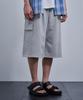 Drawfit Minimal Cargo Sweat Bermuda Pants [M.Grey]
