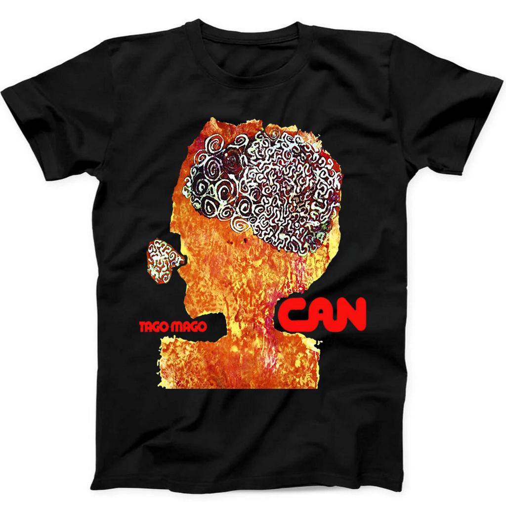 Can Tago Mago German Krautrock Punk Rock Retro Hudební Dárek Černé Tričko Tričko 424