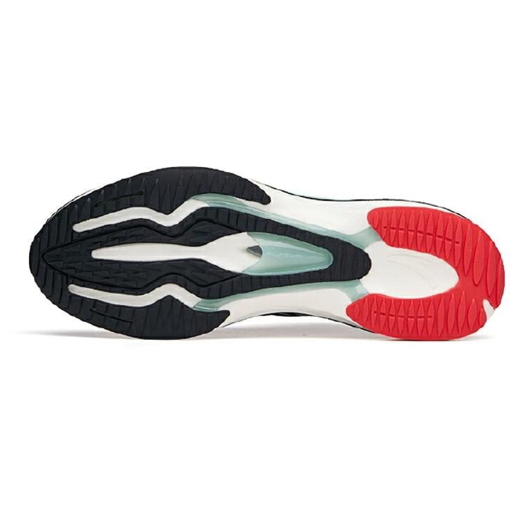 ANTA MACH 1.0 Running Shoes Men's Low Top Black/Green/White 112135562-1