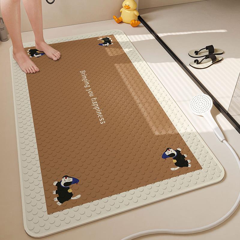 Bathroom Anti-slip Mat for Children's Shower and Shower  Special Floor Mat for Elderly and Pregnant Women's Toilet  Bathroom Suction Cup Foot Mat
