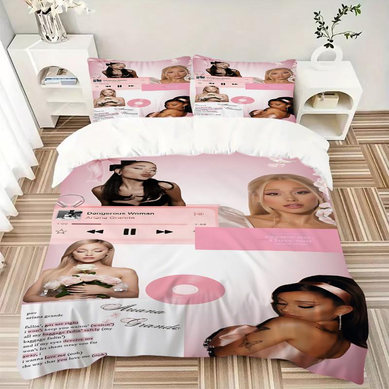 3Pcs Ariana Grande'S Dangerous Woman Bedding Sets For All Sizes New 3D Printed Bed Cover Comforter Duvet Cover Pillowcase Bedroom Decoration