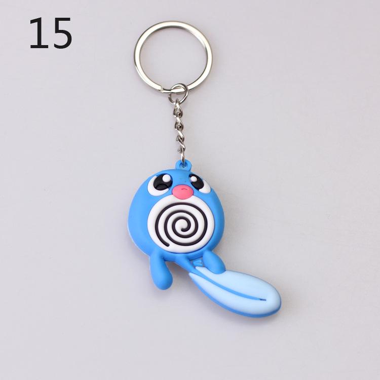 Pokemon Keychain: Pikachu, Dragonite, Eevee Figure Pendant