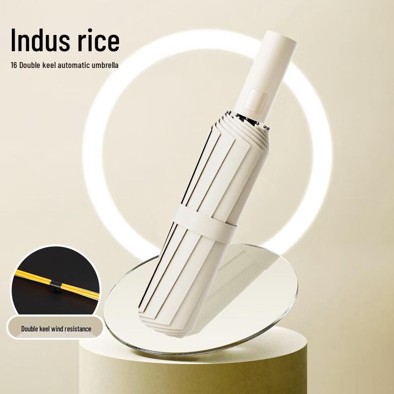 Большой полуавтоматический ветрозащитный складной зонт Yumodeng