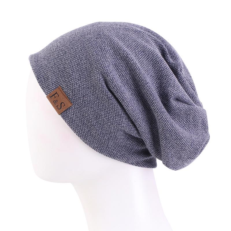 Ear Protection Men's and Women's Autumn and Winter Pullover Hats, Cotton Hip-hop Stacking Hats, Fashionable Hip-hop Headgear JDU-