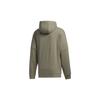 Adidas Originals Geprägtes Kleeblatt-Hoodie Herren Hoodies Militärgrün GT7300