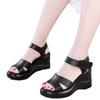 New wedge heel sandals waterproof table heightened thick sole high heel women's fish mouth shoes