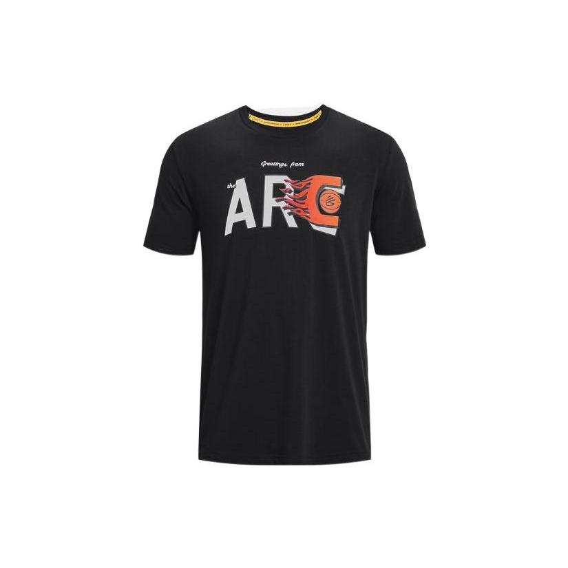 Under Armour Curry Arc T-shirt Black Men s 1376804-001 XXL