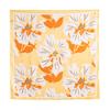 70x70cm Lightweight Silk-Look Square Scarf Women Floral Shell Print Versatile Neck Wrap Or Shawl Fashion Accessory