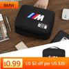 FIOM2 Car Sticker Digital Storage Bag Travel Cable Organizer For M Performance M2 M3 M4 M5 M6 1 2 3 4 5 7 Series X4 X5 X7 E39 F30
