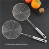 Stainless Steel Wire Skimmer with Beaded Handle - Kitchen Tool and Frying Filter Net