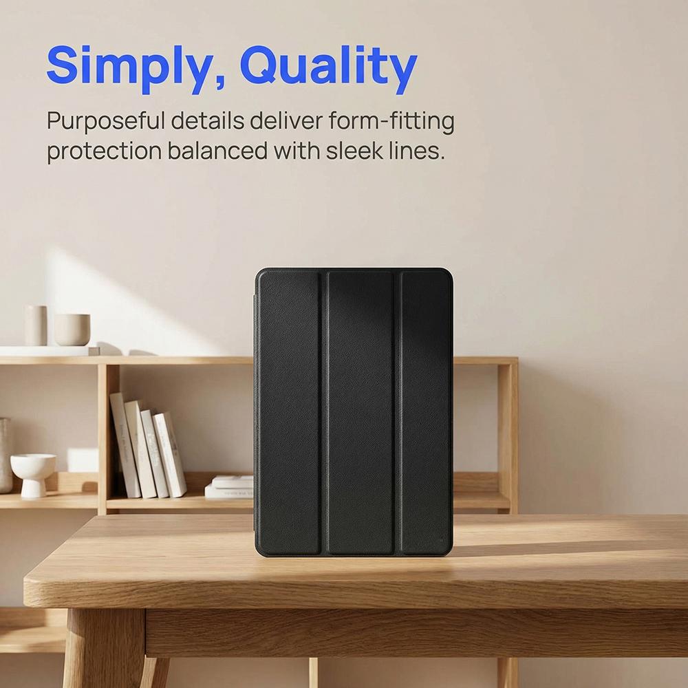 For iPad 9.7 / 6th/5th Generation, iPad Air 9.7 2013/2014, Soft TPU Back Case Magnetic Flip Smart Cover Auto Wake/Sleep